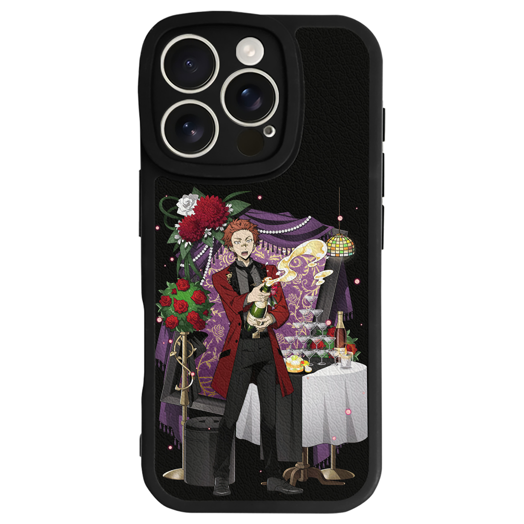 （画像用） 文豪ストレイドッグス Bungo Stray Dogs 【iPhone 16シリーズ対応】シリコンスマホケース（レザー調） 材質：シリコン